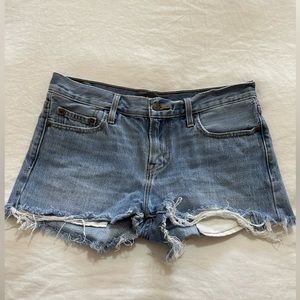 Levi’s Distressed Jean Shorts.